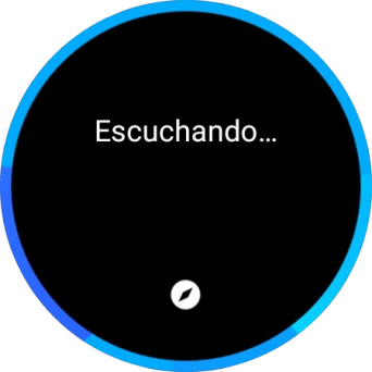 Pulsa el botón de inicio durante unos instantes para activar la función de control por voz. Pulsa el botón de inicio durante unos instantes para activar la función de control por voz.