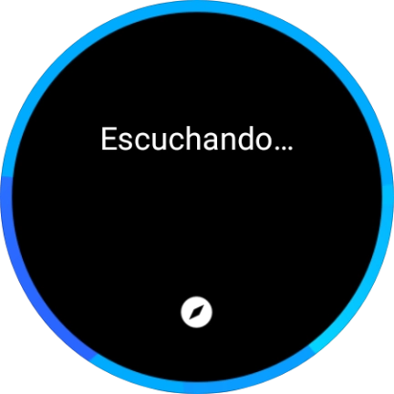 Pulsa el botón de inicio durante unos instantes para activar la función de control por voz. Pulsa el botón de inicio durante unos instantes para activar la función de control por voz.