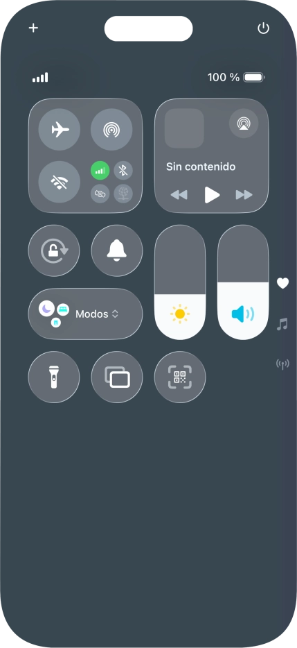 Pulsa el icono de modo de sonido para activar o desactivar el modo silencioso. Pulsa el icono de modo de sonido para activar o desactivar el modo silencioso.