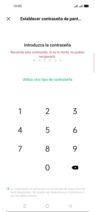 Pulsa Utiliza otro tipo de contraseña. Pulsa Utiliza otro tipo de contraseña.