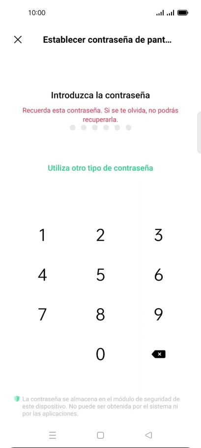 Pulsa Utiliza otro tipo de contraseña. Pulsa Utiliza otro tipo de contraseña.