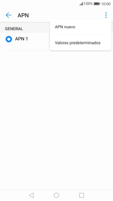 Pulsa APN nuevo.