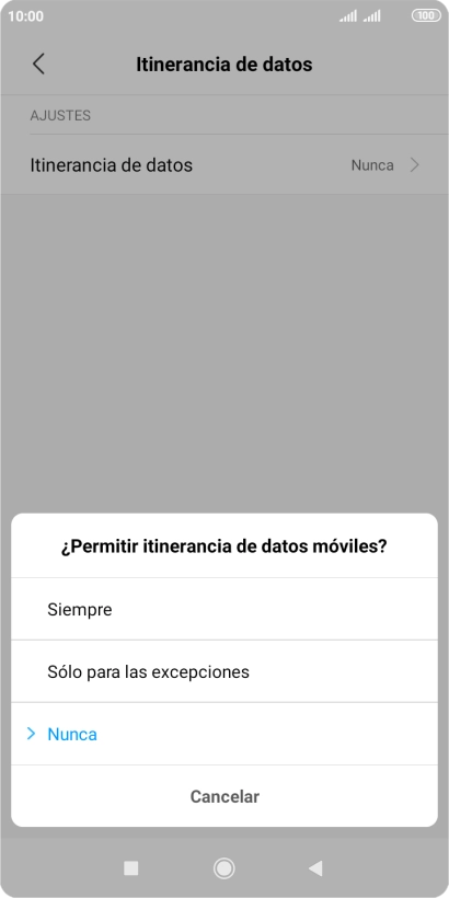 Pulsa el ajuste deseado para activar o desactivar la función. Pulsa el ajuste deseado para activar o desactivar la función.