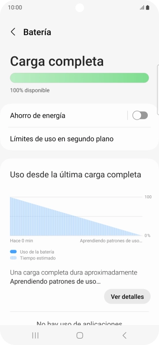Pulsa Ahorro de energía. Pulsa Ahorro de energía.