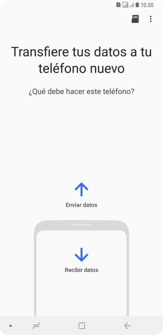 Pulsa Recibir datos. Pulsa Recibir datos.
