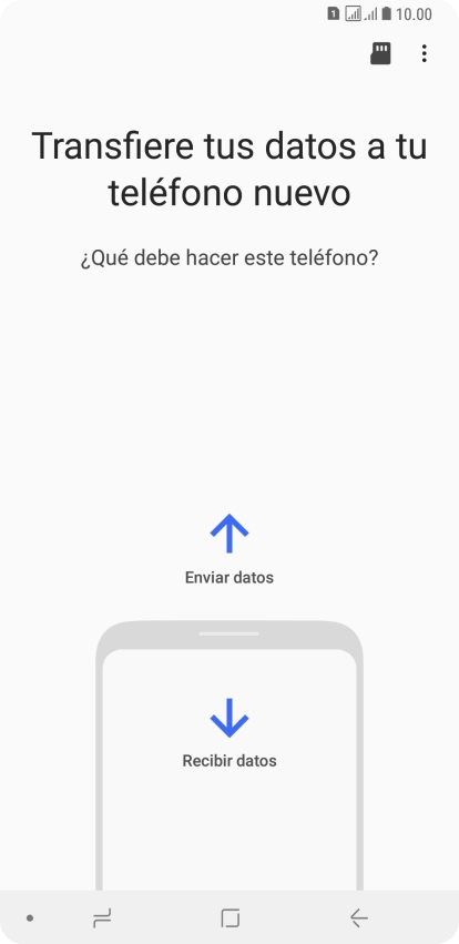 Pulsa Recibir datos. Pulsa Recibir datos.