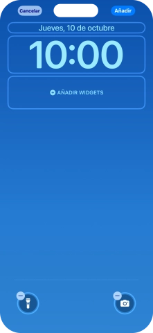 Si deseas personalizar la vista de la fecha en la pantalla de bloqueo, pulsa el widget de la fecha y sigue las indicaciones de la pantalla para seleccionar la vista de widgets deseada. Si deseas personalizar la vista de la fecha en la pantalla de bloqueo, pulsa el widget de la fecha y sigue las indicaciones de la pantalla para seleccionar la vista de widgets deseada.