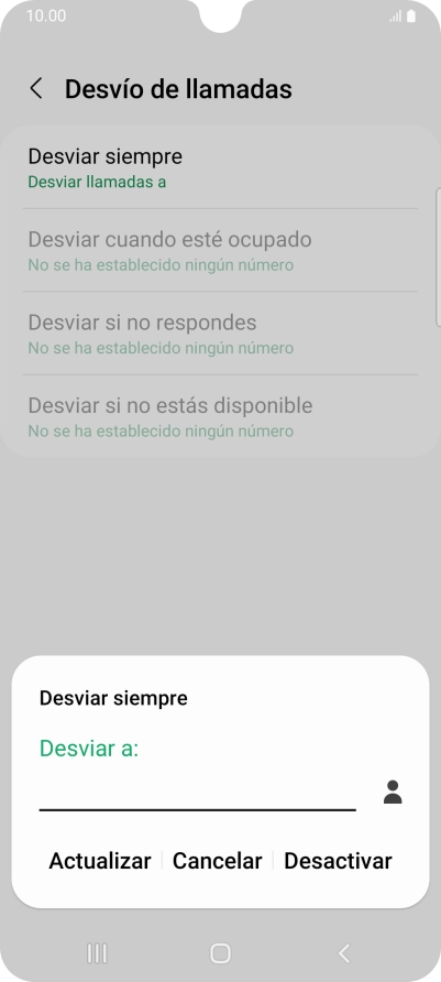 Pulsa Desactivar. Pulsa Desactivar.