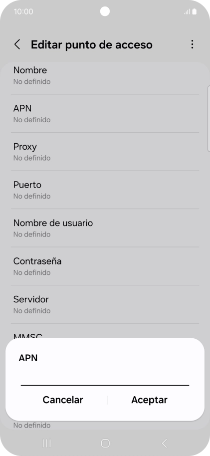 Introduce airtelwap.es y pulsa Aceptar. Introduce airtelwap.es y pulsa Aceptar.