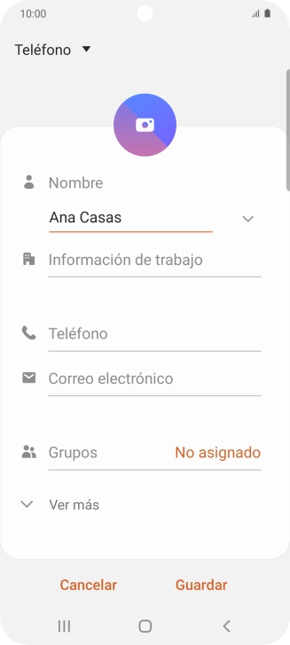 Pulsa Teléfono e introduce el número de teléfono deseado. Pulsa Teléfono e introduce el número de teléfono deseado.