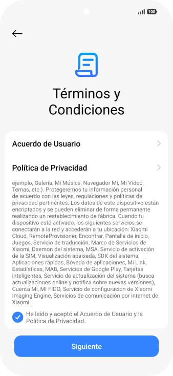 Pulsa Siguiente. Pulsa Siguiente.