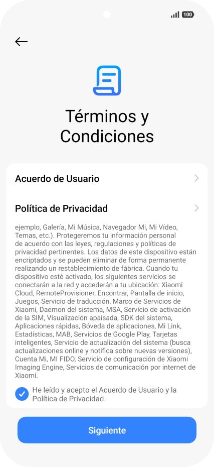Pulsa Siguiente. Pulsa Siguiente.
