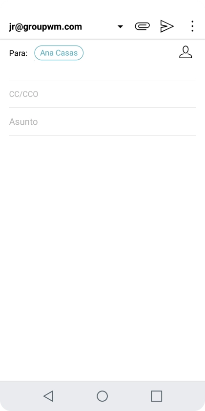 Pulsa Asunto e introduce el asunto deseado. Pulsa Asunto e introduce el asunto deseado.