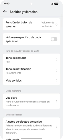Pulsa Tono de llamada. Pulsa Tono de llamada.