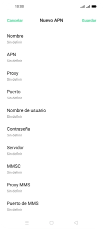 Pulsa Nombre. Pulsa Nombre.