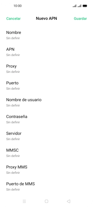 Pulsa Nombre. Pulsa Nombre.