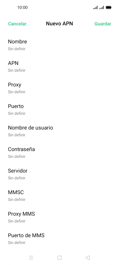 Pulsa Nombre. Pulsa Nombre.