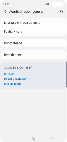 Pulsa Fecha y hora. Pulsa Fecha y hora.