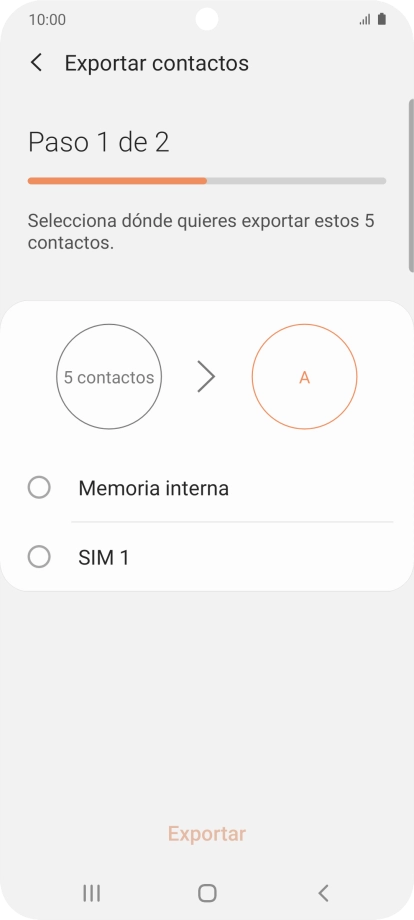 Pulsa el nombre de la tarjeta SIM. Pulsa el nombre de la tarjeta SIM.