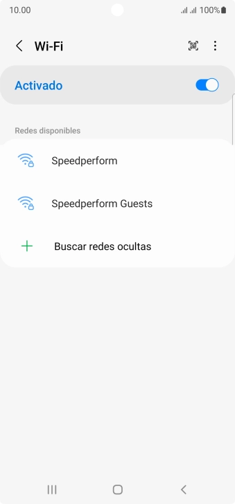 Pulsa la red wifi deseada. Pulsa la red wifi deseada.