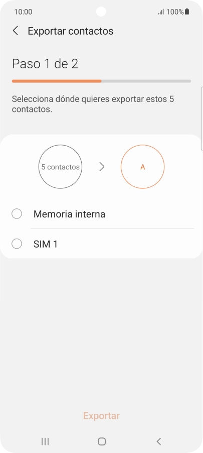 Pulsa el nombre de la tarjeta SIM. Pulsa el nombre de la tarjeta SIM.