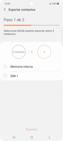 Pulsa el nombre de la tarjeta SIM. Pulsa el nombre de la tarjeta SIM.