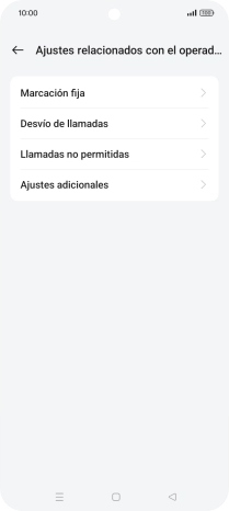 Pulsa Desvío de llamadas.