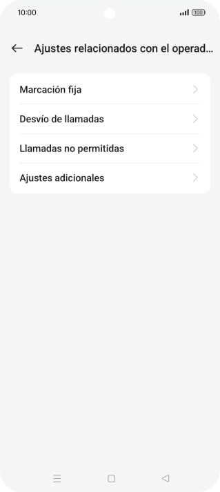 Pulsa Desvío de llamadas.