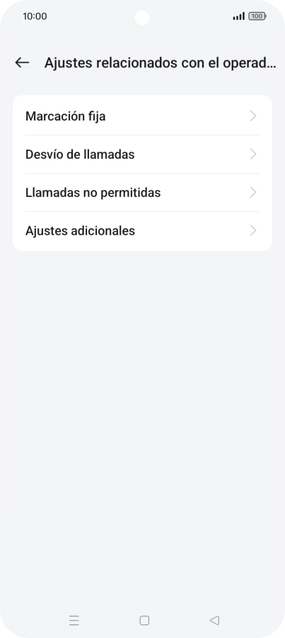 Pulsa Desvío de llamadas.