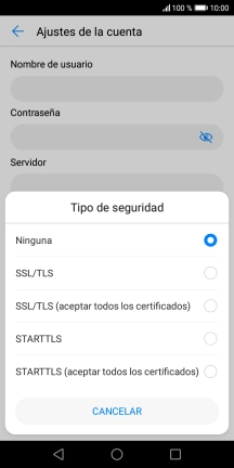 Pulsa Ninguna para desactivar la función. Pulsa Ninguna para desactivar la función.