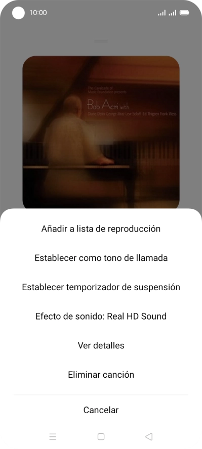 Pulsa Añadir a la lista de reproducción. Pulsa Añadir a la lista de reproducción.