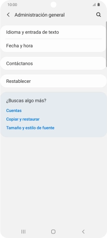 Pulsa Fecha y hora.