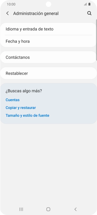 Pulsa Fecha y hora.