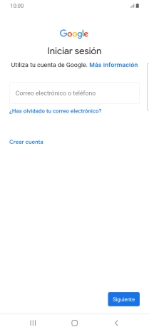 Si no tienes una cuenta de Google, pulsa Crear cuenta y sigue las indicaciones de la pantalla para ver cómo crear una cuenta nueva. Si no tienes una cuenta de Google, pulsa Crear cuenta y sigue las indicaciones de la pantalla para ver cómo crear una cuenta nueva.