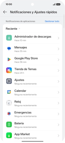 Pulsa Gestionar todo. Pulsa Gestionar todo.