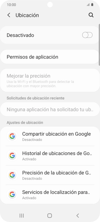 Pulsa el indicador para activar o desactivar la función. Pulsa el indicador para activar o desactivar la función.