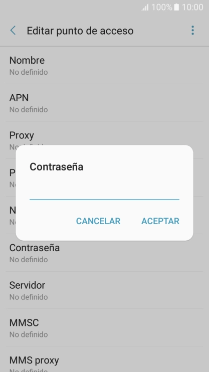 Introduce wap125 y pulsa ACEPTAR. Introduce wap125 y pulsa ACEPTAR.