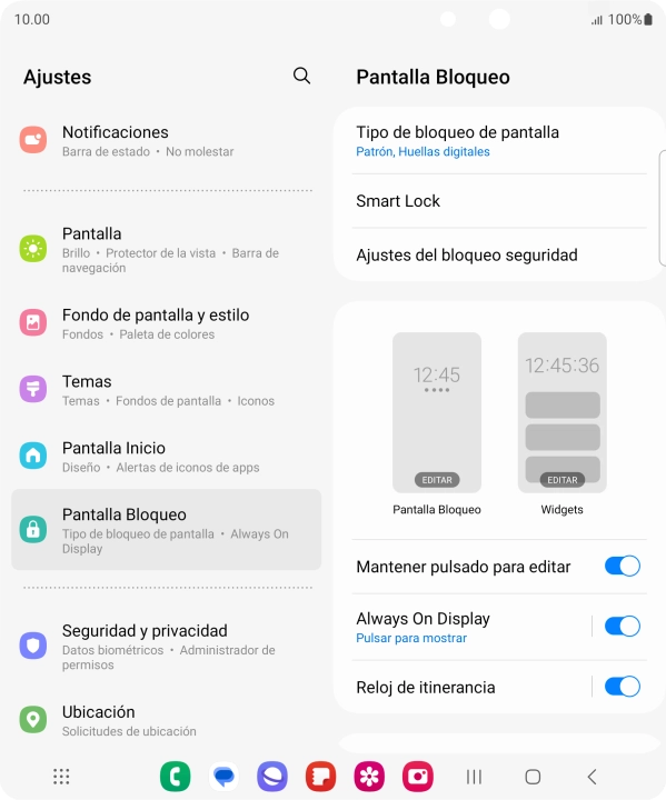 Pulsa Tipo de bloqueo de pantalla e introduce el código de seguridad extra que has creado anteriormente. Pulsa Tipo de bloqueo de pantalla e introduce el código de seguridad extra que has creado anteriormente.