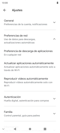 Pulsa Actualizar aplicaciones automáticamente. Pulsa Actualizar aplicaciones automáticamente.
