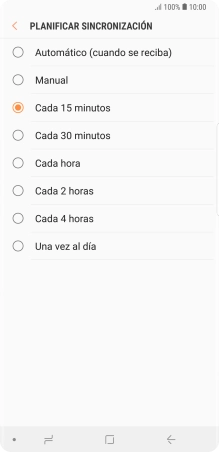 Pulsa el ajuste deseado. Pulsa el ajuste deseado.