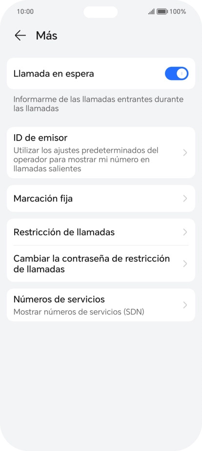 Pulsa Marcación fija. Pulsa Marcación fija.