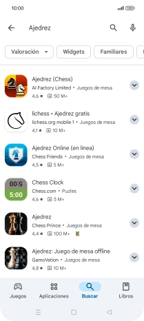 Pulsa la app deseada. Pulsa la app deseada.