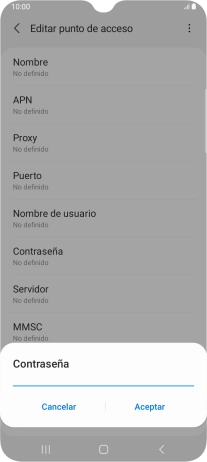Introduce wap125 y pulsa Aceptar. Introduce wap125 y pulsa Aceptar.