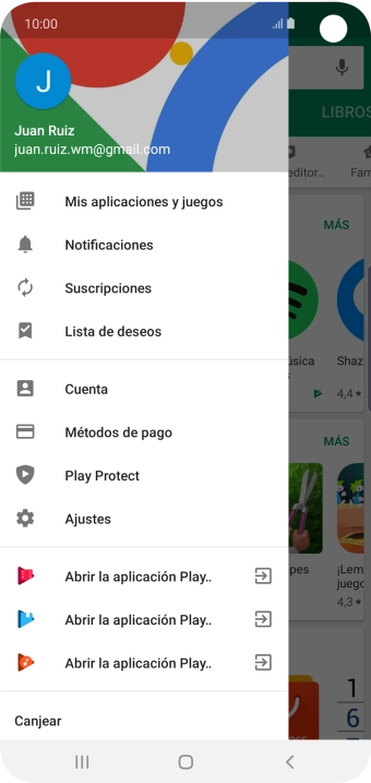 Pulsa Mis aplicaciones y juegos.