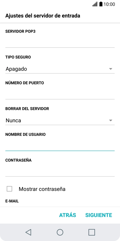 Pulsa SIGUIENTE. Pulsa SIGUIENTE.