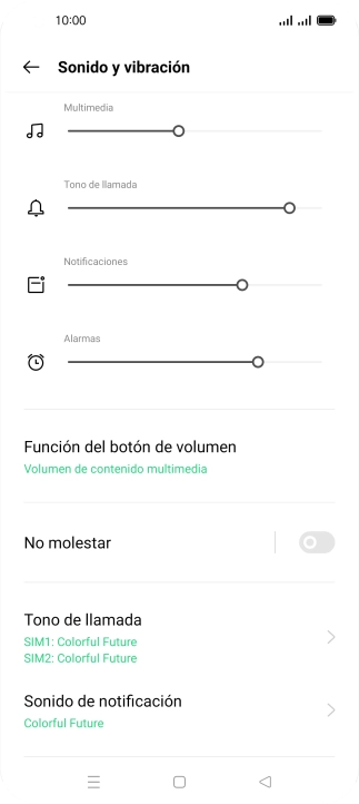 Pulsa Tono de llamada. Pulsa Tono de llamada.