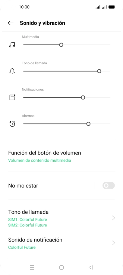 Pulsa Tono de llamada. Pulsa Tono de llamada.