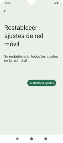 Pulsa Restablecer ajustes. Pulsa Restablecer ajustes.