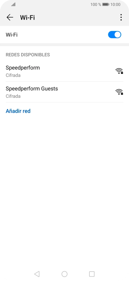 Pulsa la red wifi deseada. Pulsa la red wifi deseada.