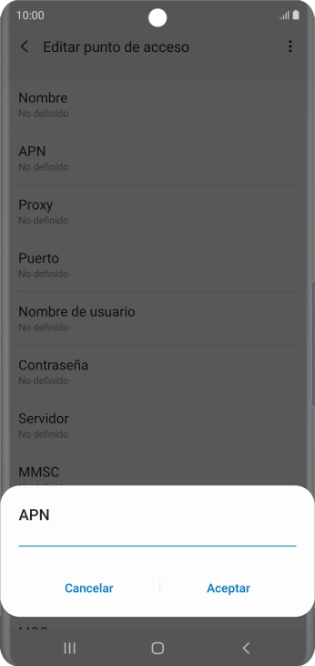 Introduce airtelwap.es y pulsa Aceptar. Introduce airtelwap.es y pulsa Aceptar.